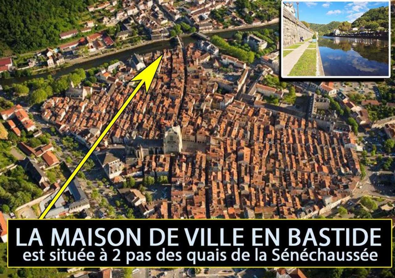 La Maison De Ville Independante My Bastide Classee Villefranche-de-Rouergue Eksteriør billede